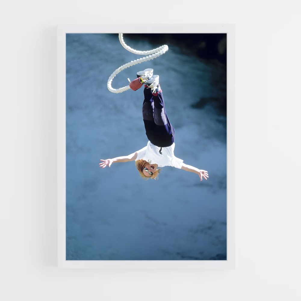 Poster Bungee jumping vide – affiche Saut à l’élastique (vue 3)